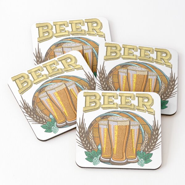 Item preview, Beer Machin Embroidery Design designed and sold by Cre8iveSkill.