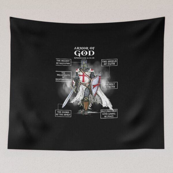Item preview, armor of god bible verse great religious christian  designed and sold by RenePfanners.