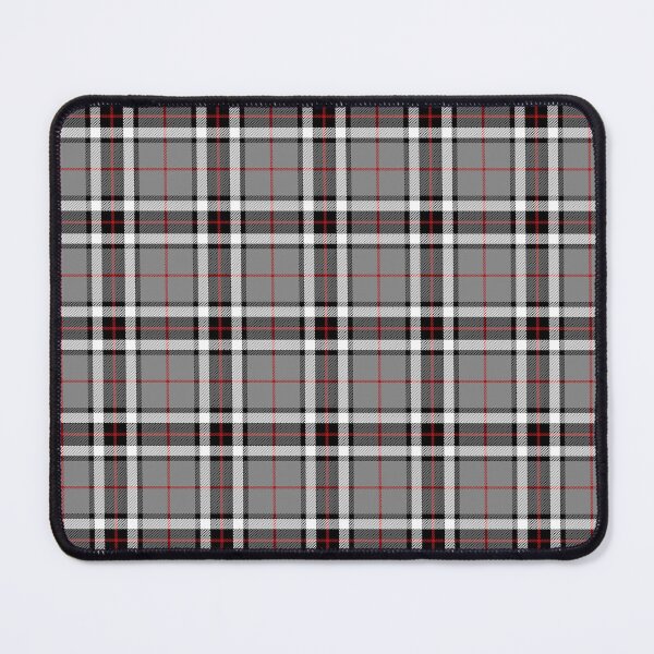 Item preview, Tartan, clan, Thompson tartan grey, white, black, red colours. Scottish Plaid pattern. Checkered pattern. designed and sold by iclipart.