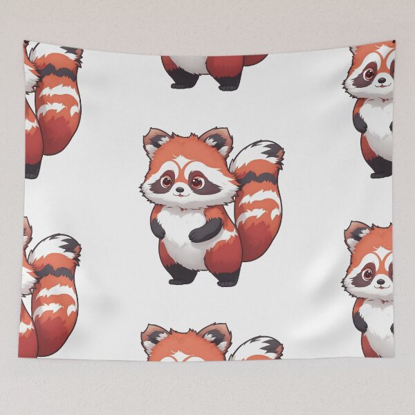 Item preview, Red panda sticker designed and sold by ParkkerTos.