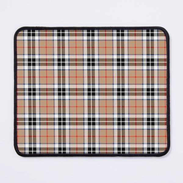 Item preview, Tartan, clan, Thompson tartan beige, white, black, red, blue colours. Scottish Plaid pattern. Checkered pattern. designed and sold by iclipart.