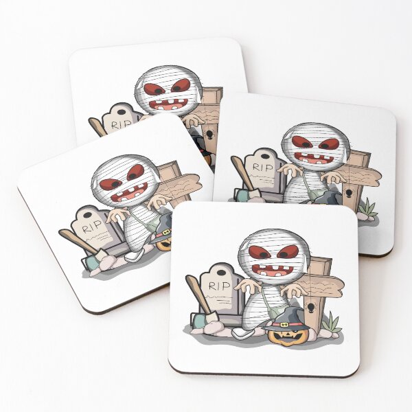 Item preview, halloween ghost mummy cartoon designed and sold by anurak2516.