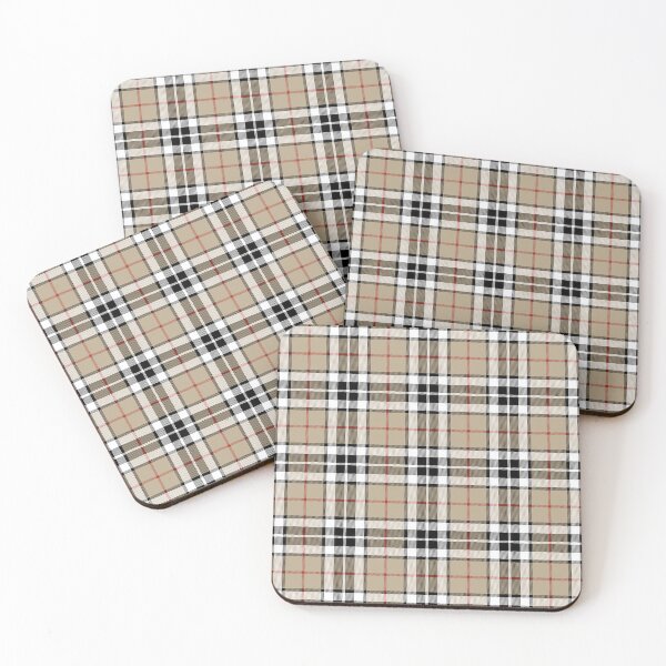 Item preview, Tartan, clan, Thompson tartan beige, white, black, red colours. Scottish Plaid pattern. Checkered pattern. designed and sold by iclipart.
