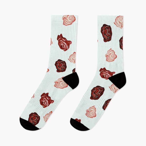 Artikelvorschau, Rote Retro-Rosen entworfen und verkauft von FlowerandDesing.
