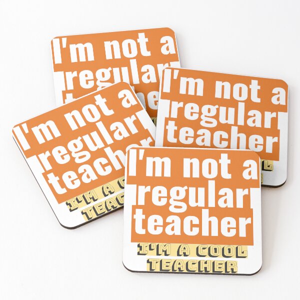 Item preview, I'm not a regular teacher, I'm a cool teacher designed and sold by MNSDesignHub.