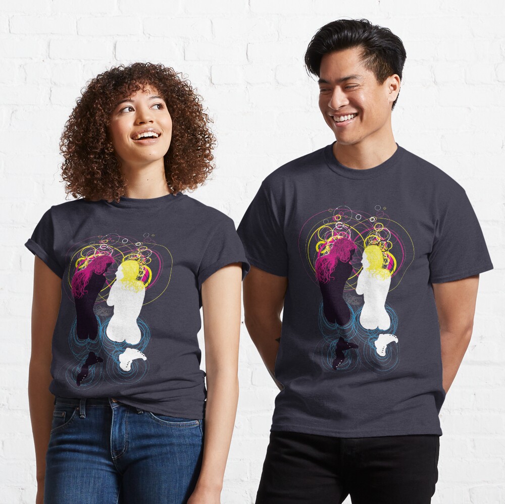 black girl white girl (and cyan magenta yellow) Classic T-Shirt