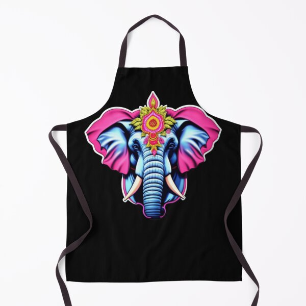 Item preview, Blue Indian elephant designed and sold by Roxburylane.