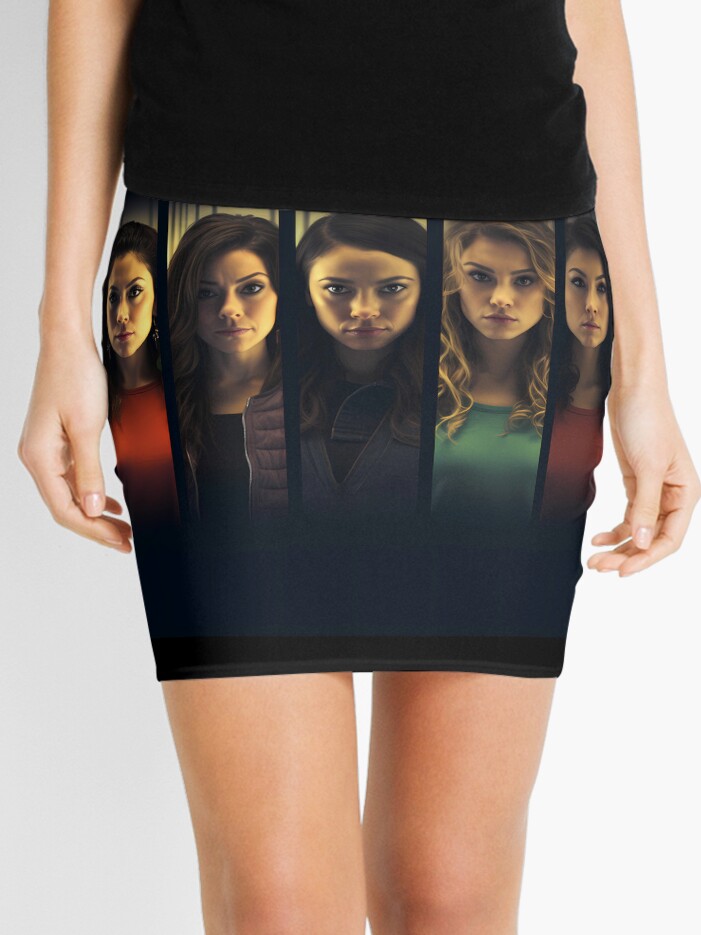 Thumbnail 1 of 4, Mini Skirt, Orphan Black Fan Art 2 (Sarah Manning) designed and sold by AwesomeAiArt.