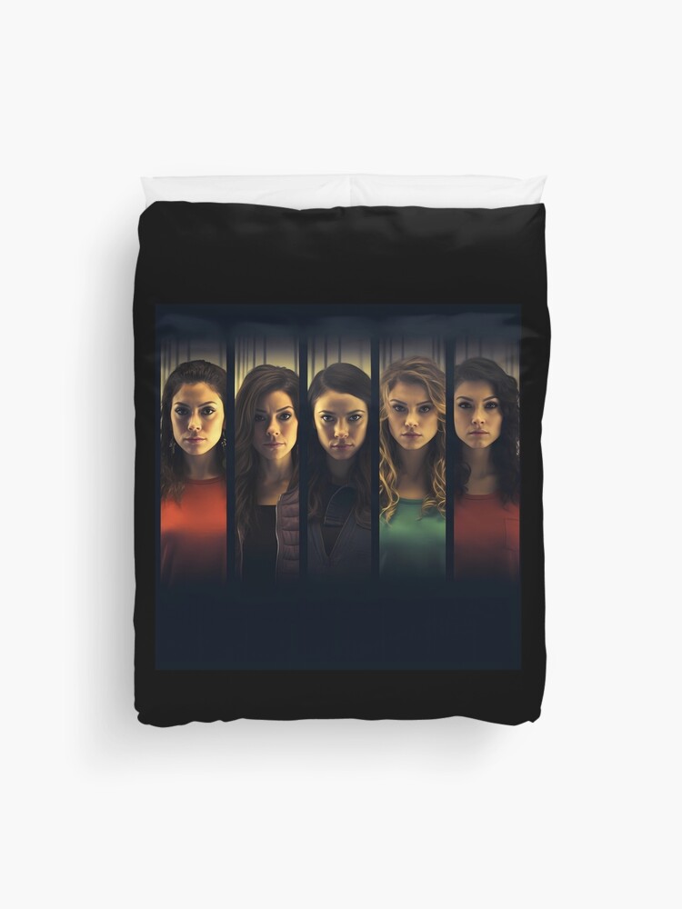 Thumbnail 1 of 2, Duvet Cover, Orphan Black Fan Art 2 (Sarah Manning) designed and sold by AwesomeAiArt.