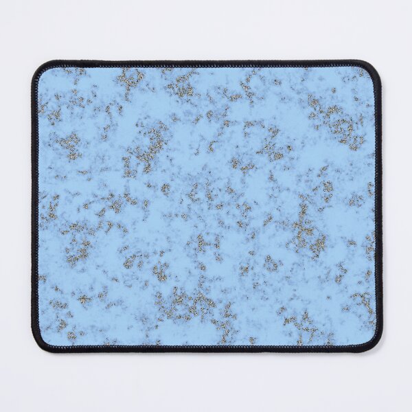 Item preview, Silver Glitter on Gentle Blue Marble designed and sold by BloomCatB.