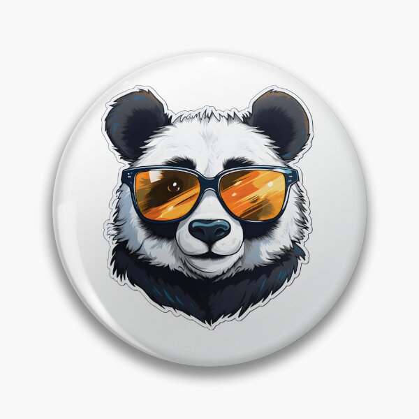Artikelvorschau, Niedliche lustige Panda-Bär-Orange-Sonnenbrille entworfen und verkauft von ZappyP.