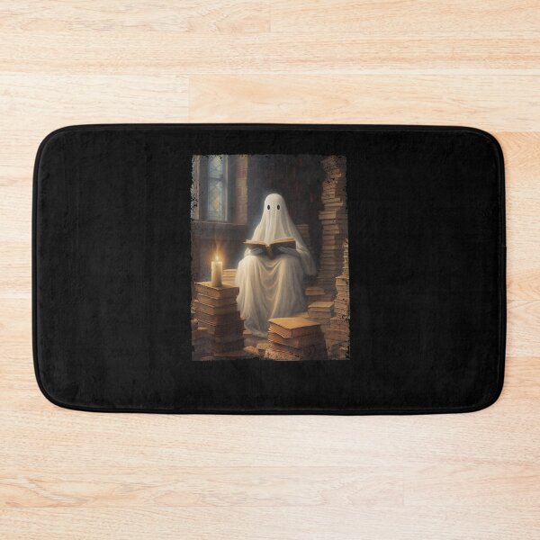 Item preview, Gothic Halloween Ghost Reading Book Window Dark Academia designed and sold by MissRasheedHam.