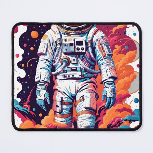 Item preview, astronaut , galaxy background, space , stars ,universe designed and sold by ratchawoot.