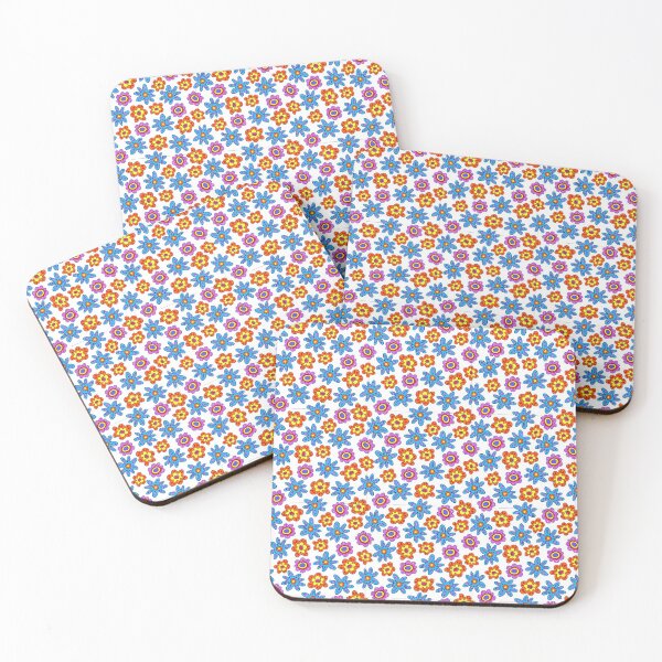 Item preview, Colorful flowers pattern  designed and sold by Yogat.