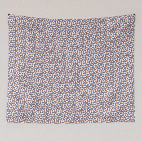 Item preview, Colorful flowers pattern  designed and sold by Yogat.