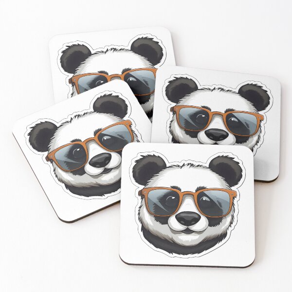 Item preview, Cute Funny Panda Bear with Cool Shades designed and sold by ZappyP.