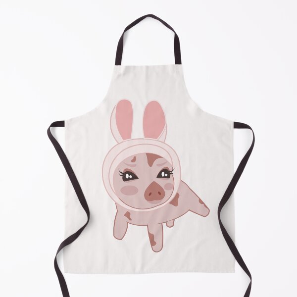Item preview, Pig, mini pig, cute pink pig with bunny ears designed and sold by gllemm.