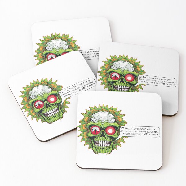 Item preview, Marijuana - Comic Skull designed and sold by Totalthrive.