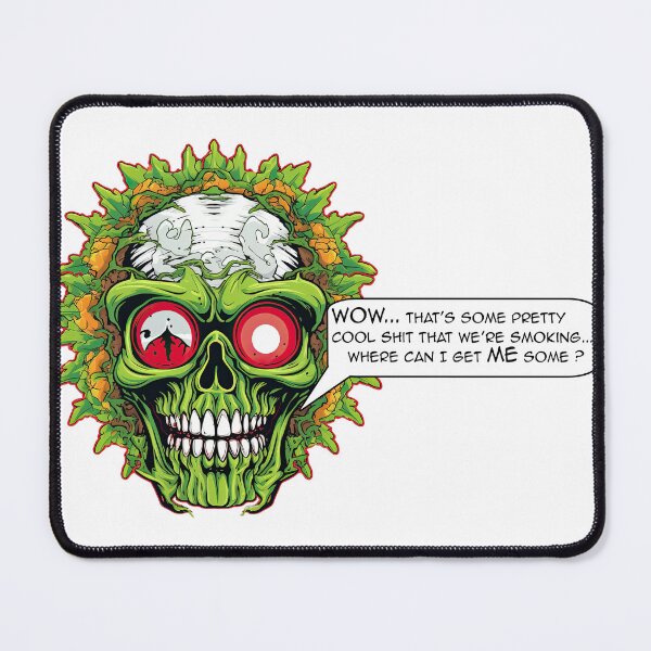 Item preview, Marijuana - Comic Skull designed and sold by Totalthrive.