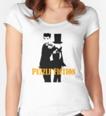 Puzzle Fiction Women's Fitted Scoop T-Shirt