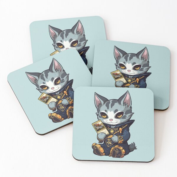 Item preview, Chibi Commander cat - MTG designed and sold by Monkey-Bar.