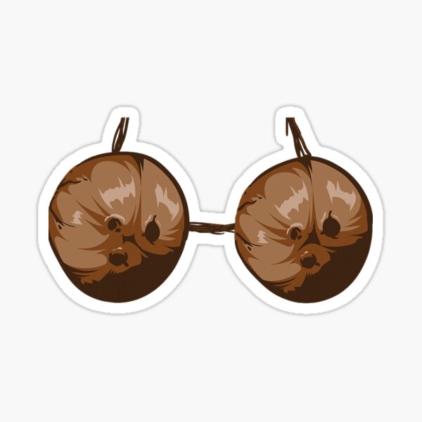 Funny Coconut Bra Coconut Summer SVG, Outfit For Halloween Party SVG PNG  DPF DXF EPS Cricut Clip Art - Witches Designs