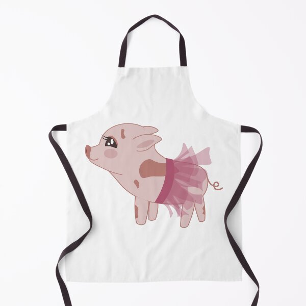 Item preview, Pig, mini pig, cute pink pig in a pink skirt designed and sold by gllemm.