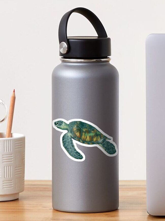 Thumbnail 1 of 3, Sticker, Sea Turtle designed and sold by jessadoodle.