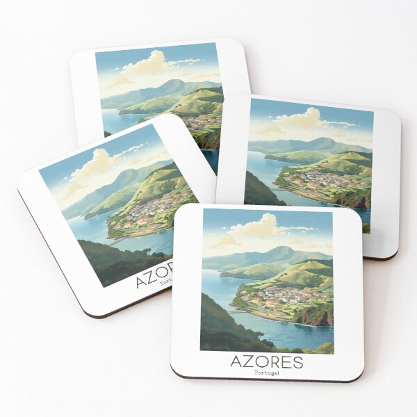 Item preview, A Vintage Travel Illustration of Azores - Portugal  designed and sold by GoodOldVintage.