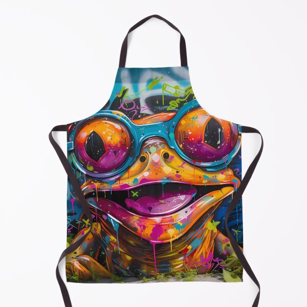 Item preview, Colorful frog in modern style designed and sold by cardsandmoreUG.