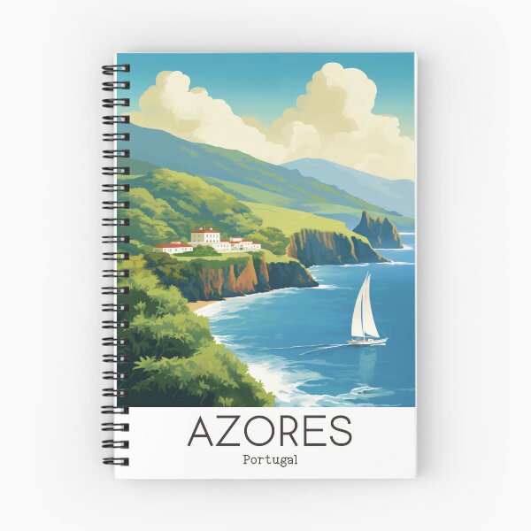 Item preview, A Vintage Travel Illustration of Azores - Portugal  designed and sold by GoodOldVintage.