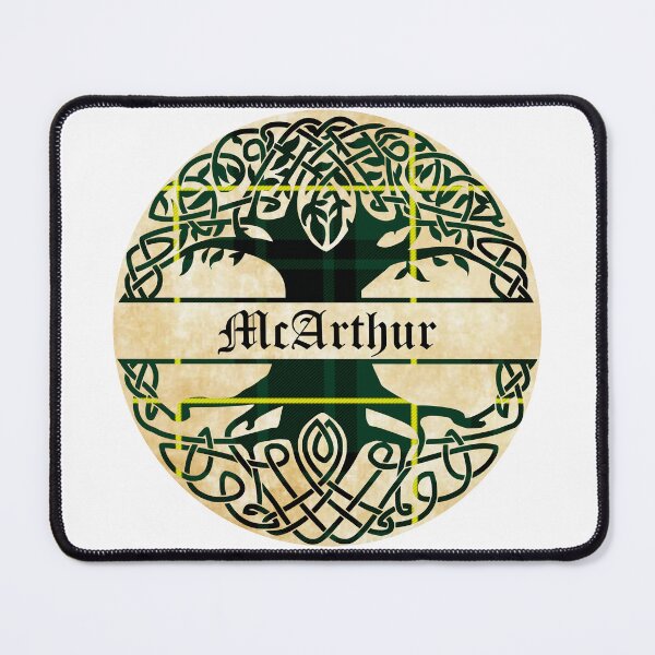 Item preview, McArthur Tree of Life Clan Scottish Surname tartan designed and sold by BagTown Clans.