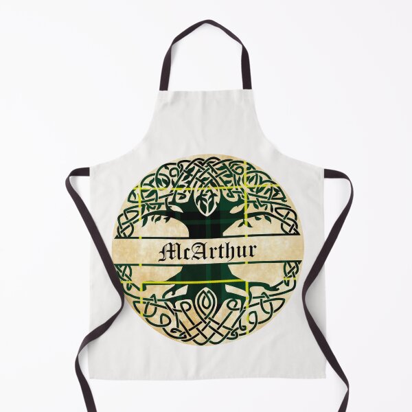 Artikelvorschau, McArthur Tree of Life Clan schottischer Nachname Tartan entworfen und verkauft von BagTown Clans.