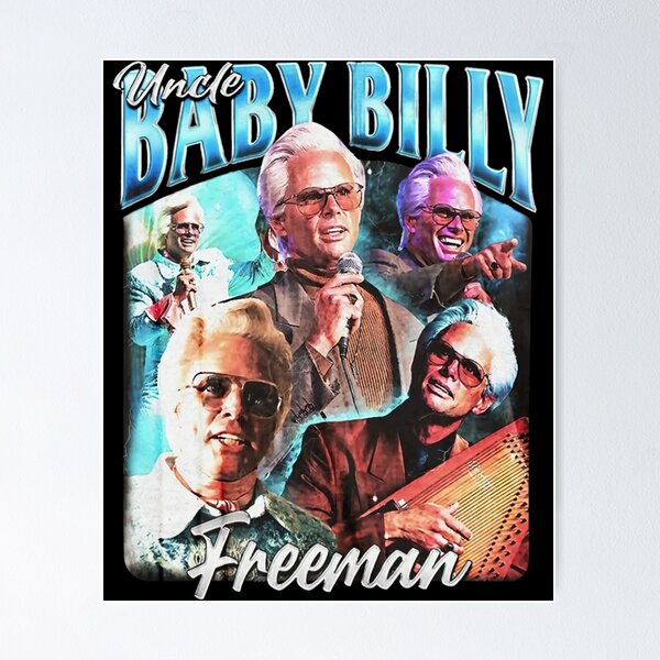 Uncle Baby Billy Freeman Vintage Poster