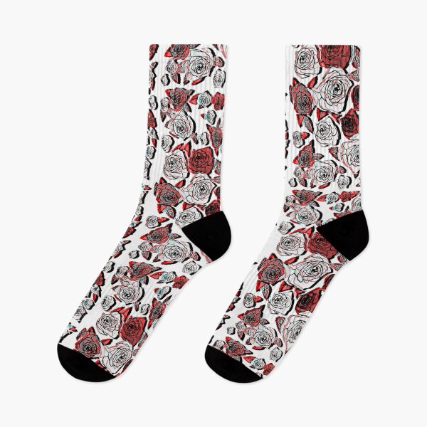 Aperçu de l'œuvre Modèle sans couture avec des roses rétro créée et vendue par FlowerandDesing.