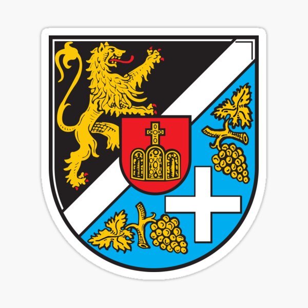 Artikel-Vorschau von Wappen der Südlichen Weinstraße, Deutschland, designt und verkauft von PZAndrews.