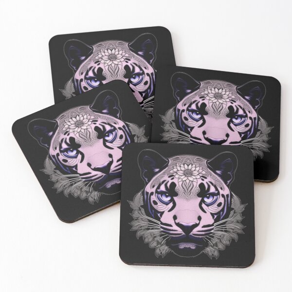 Item preview, Tattooed purple panther  designed and sold by Roxburylane.