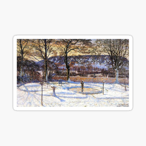 Aperçu de l'œuvre Jardin d'hiver de Giverny (1902) - Mary Fairchild Low créée et vendue par SALON DES ARTS.