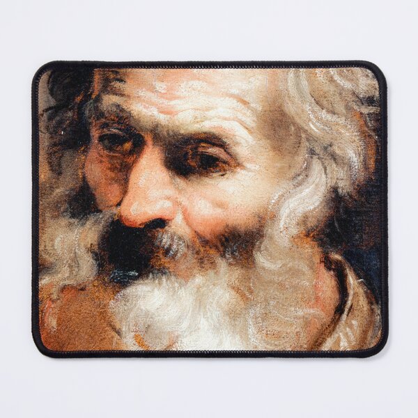 Item preview, Annibale Carracci: Expressive 'Head of an Old Man' Portrait designed and sold by TheSoulOfArt.
