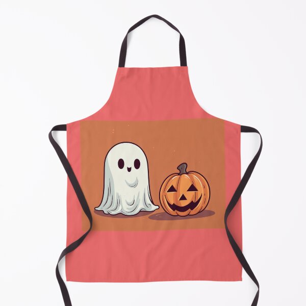 Item preview, Ghost & Pumpkin Halloween Art designed and sold by redstar19.