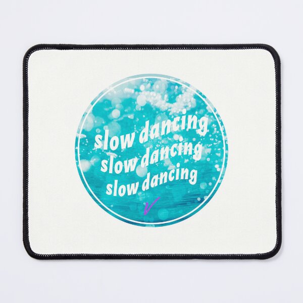 Item preview, BTS V Layover slow dancing,  BTS Taehyung Layover, love me again, ocean waves / Agua blue designed and sold by SoloAutenica.