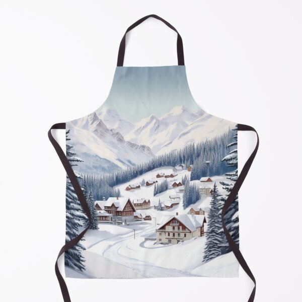 Item preview, A Vintage Travel Illustration of Courchevel - France designed and sold by GoodOldVintage.