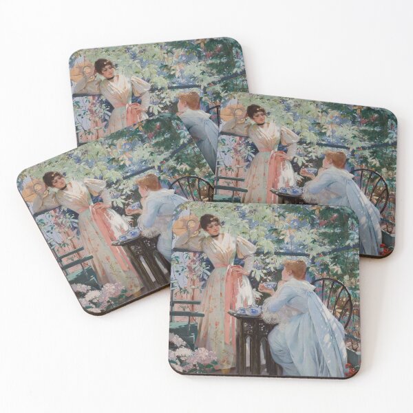 Item preview, Between Neighbors (1891) - Mary Fairchild Low designed and sold by SALON DES ARTS.