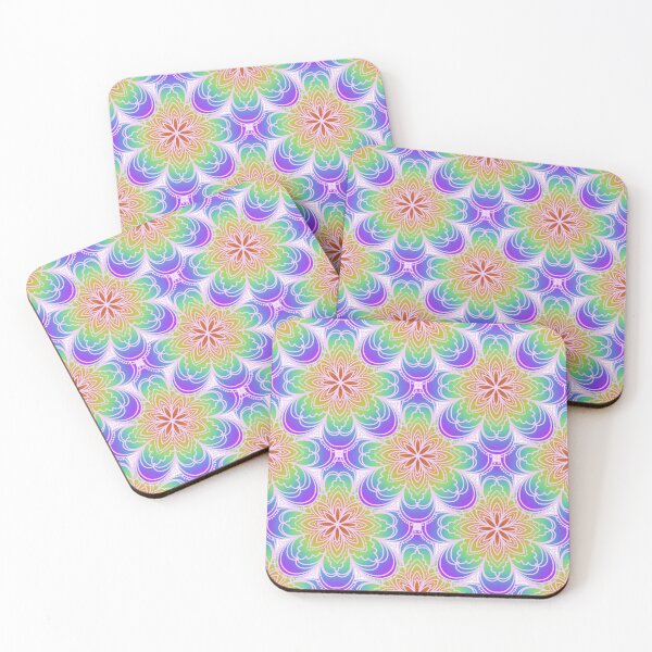 Item preview, Rainbow Flower pattern designed and sold by coloryourwings.