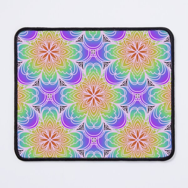 Item preview, Rainbow Flower pattern designed and sold by coloryourwings.