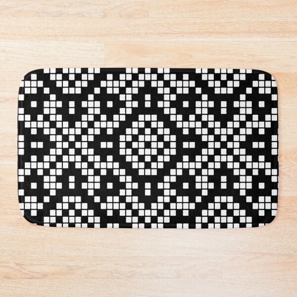 Item preview, Grid Paper White and Black Geometric Pattern Vector Art designed and sold by taiche.