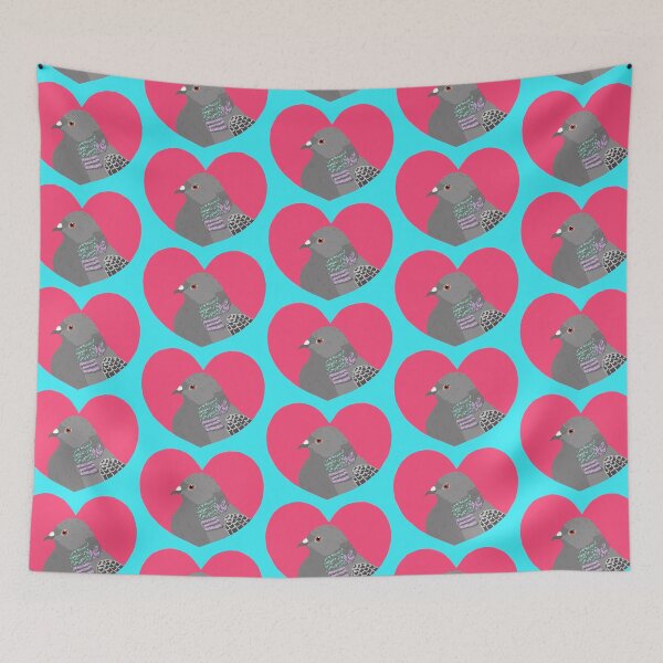 Item preview, Pigeon in heart designed and sold by TiffinByLK.