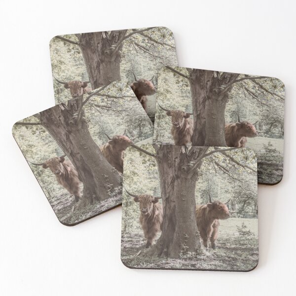 Item preview, Scottish Highlanders near a tree designed and sold by Elianne Turennout.