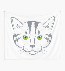 CAT LOVE VECTOR Wall Tapestry