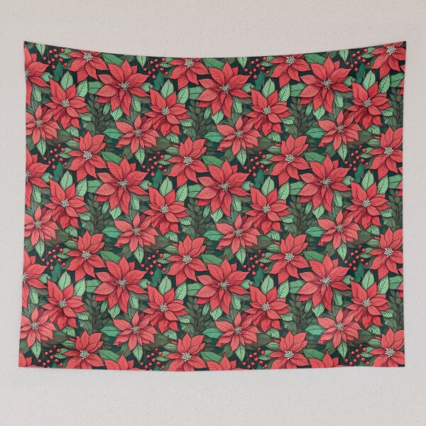 Item preview, Poignant Poinsettias  designed and sold by Moventur.